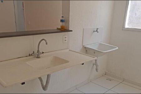 Cozinha de apartamento para alugar com 2 quartos, 45m² em Bela Vista, Vespasiano