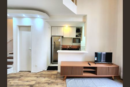 Apartamento para alugar com 48m², 1 quarto e 1 vaga Apartamento para alugar com 48m², 1 quarto e 1 vagaSala