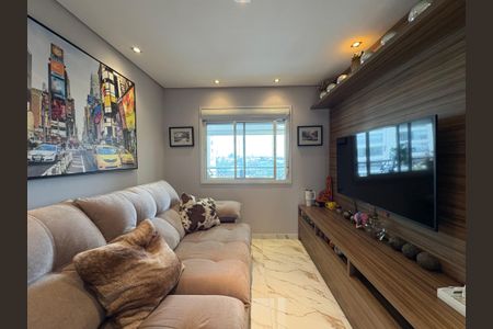 Sala de TV de casa à venda com 3 quartos, 167m² em Jardim, Santo André