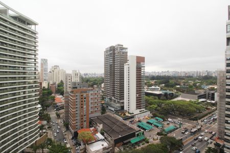 Vista da Varanda de kitnet/studio para alugar com 1 quarto, 38m² em Indianópolis, São Paulo
