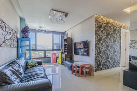 Sala de apartamento à venda com 3 quartos, 80m² em Jardim Carvalho, Porto Alegre