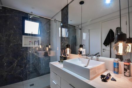 Apartamento à venda com 156m², 3 quartos e 3 vagasBanheiro da Suíte 3