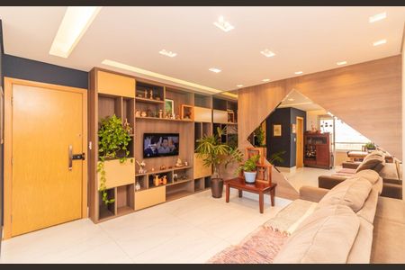 Sala de apartamento à venda com 3 quartos, 96m² em Nova Vista, Belo Horizonte