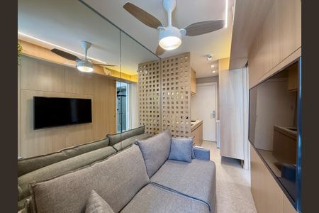 Sala de apartamento à venda com 1 quarto, 38m² em Jardim das Acacias, São Paulo