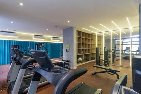 Studio para alugar com 27m², 1 quarto e sem vaga Studio para alugar com 27m², 1 quarto e sem vagaÁrea comum - Academia