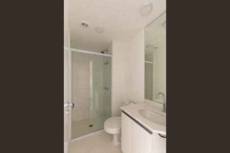 Studio para alugar com 27m², 1 quarto e sem vaga Studio para alugar com 27m², 1 quarto e sem vagaBanheiro Social