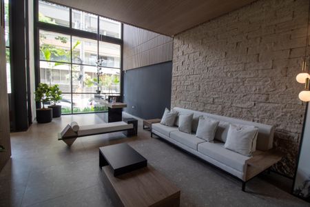 Studio para alugar com 25m², 1 quarto e sem vaga Studio para alugar com 25m², 1 quarto e sem vagaHall Social