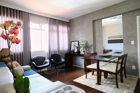 Sala de apartamento para alugar com 2 quartos, 90m² em Cidade Nova, Belo Horizonte