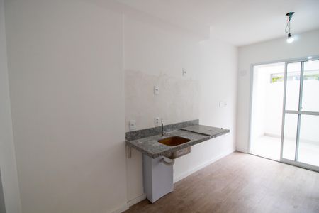 Cozinha de apartamento para alugar com 1 quarto, 34m² em Butantã, São Paulo