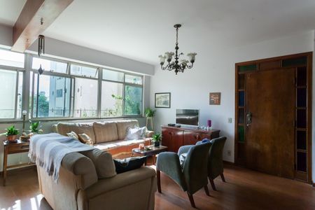 Sala de jantar  de apartamento à venda com 4 quartos, 150m² em Carmo, Belo Horizonte