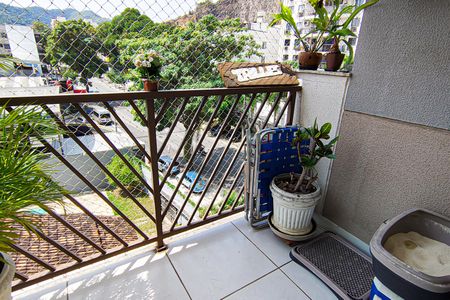 Varanda da Sala de apartamento à venda com 3 quartos, 64m² em Pechincha, Rio de Janeiro