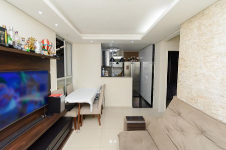 Sala de apartamento à venda com 2 quartos, 53m² em Santa Maria, Contagem
