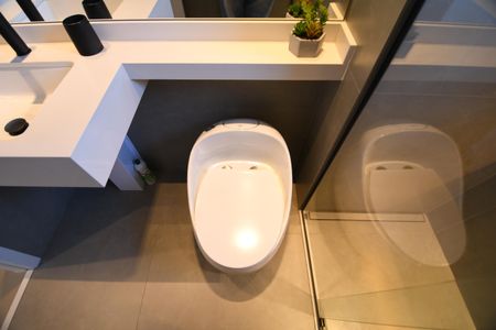 Apartamento à venda com 67m², 2 quartos e 2 vagasBanheiro da Suíte