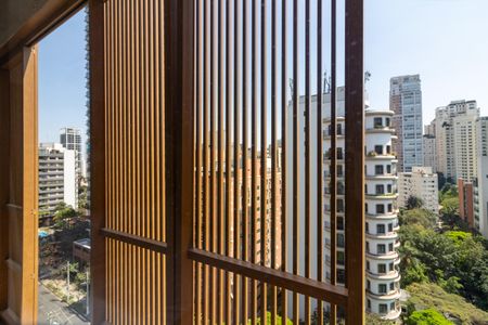 Vista do Studio de kitnet/studio para alugar com 1 quarto, 20m² em Indianópolis, São Paulo