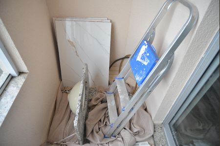 Varanda da Sala de apartamento para alugar com 2 quartos, 51m² em Utinga, Santo André