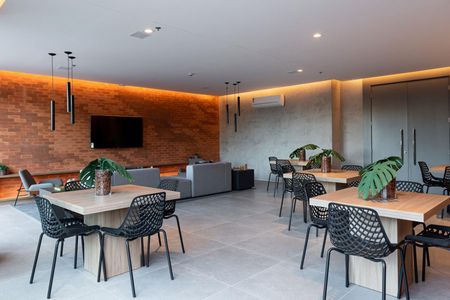 Studio à venda com 37m², 1 quarto e 1 vaga Studio à venda com 37m², 1 quarto e 1 vagaÁrea comum - Salão de festas