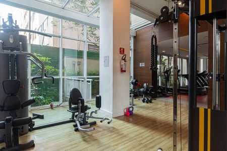 Apartamento para alugar com 76m², 1 quarto e 1 vaga Apartamento para alugar com 76m², 1 quarto e 1 vagaÁrea comum - Academia
