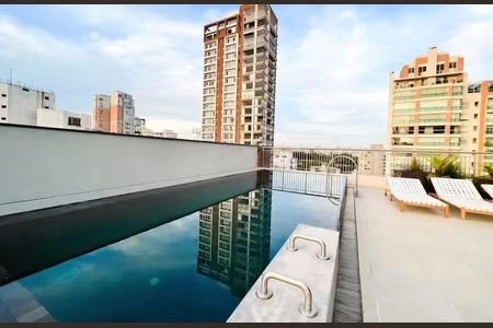 Área comum - Piscina de apartamento para alugar com 1 quarto, 21m² em Indianópolis, São Paulo