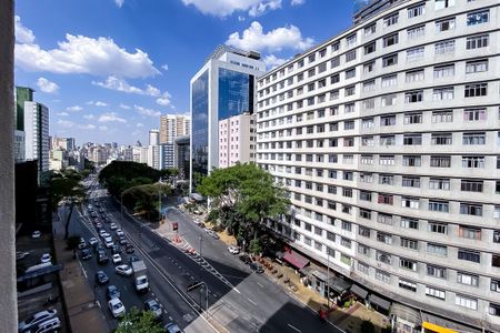 Vista do Quarto  de apartamento para alugar com 1 quarto, 40m² em Bela Vista, São Paulo