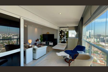 Apartamento à venda com 90m², 1 quarto e 2 vagas Apartamento à venda com 90m², 1 quarto e 2 vagasVaranda da Sala de Jantar