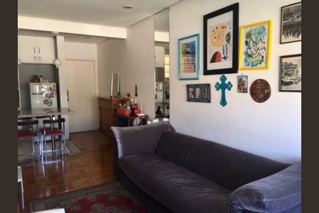 Sala de apartamento à venda com 1 quarto, 55m² em Vila Buarque, São Paulo