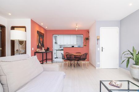 Sala de apartamento para alugar com 2 quartos, 88m² em Indianópolis, São Paulo