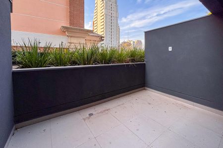 Varanda da Sala de apartamento à venda com 1 quarto, 32m² em Vila Mariana, São Paulo