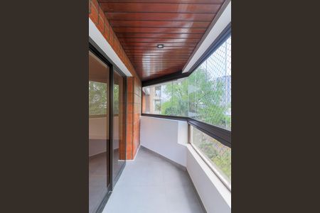 Varanda da Sala de apartamento para alugar com 4 quartos, 160m² em Brooklin, São Paulo