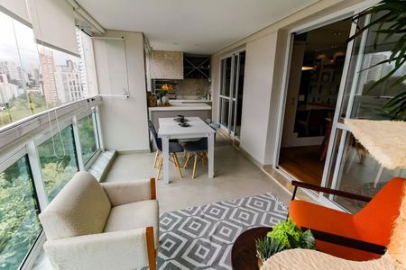Varanda gourmet de apartamento à venda com 3 quartos, 177m² em Vila Andrade, São Paulo