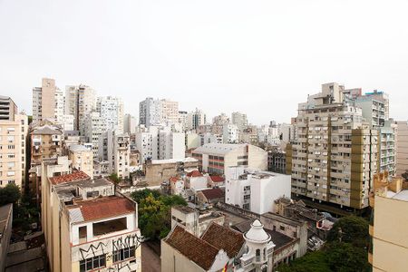  Vista da Sala de apartamento à venda com 3 quartos, 94m² em Centro Histórico, Porto Alegre