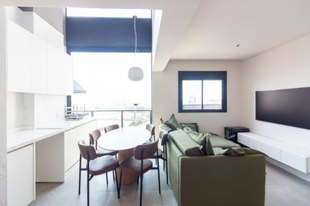 Sala de apartamento para alugar com 1 quarto, 50m² em Centro, Osasco