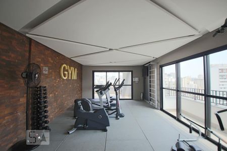 Studio à venda com 33m², 1 quarto e 1 vaga Studio à venda com 33m², 1 quarto e 1 vagaÁrea comum - Academia