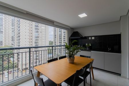 Varanda Gourmet de apartamento à venda com 2 quartos, 83m² em Jardim Flor da Montanha, Guarulhos