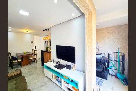 Varanda da Sala de apartamento para alugar com 2 quartos, 47m² em Vila Itapegica, Guarulhos