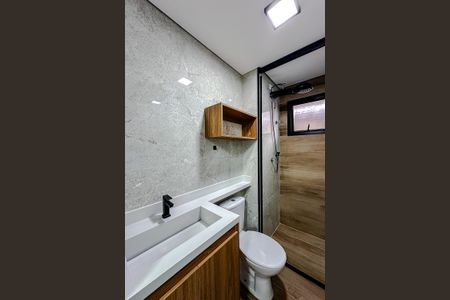 Banheiro de kitnet/studio à venda com 1 quarto, 33m² em Mooca, São Paulo