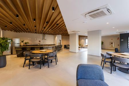 Apartamento à venda com 25m², 1 quarto e sem vaga Apartamento à venda com 25m², 1 quarto e sem vagaÁrea comum - Salão de festas