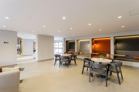 Apartamento à venda com 25m², 1 quarto e sem vaga Apartamento à venda com 25m², 1 quarto e sem vagaÁrea comum - Salão de festas