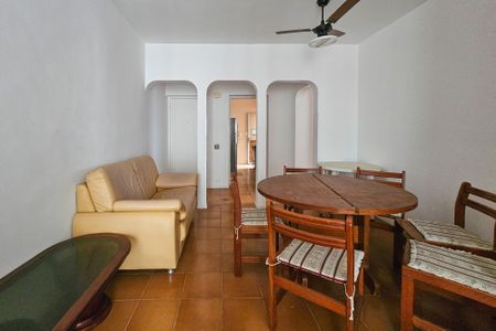 Sala de apartamento para alugar com 2 quartos, 87m² em Centro, Guarujá