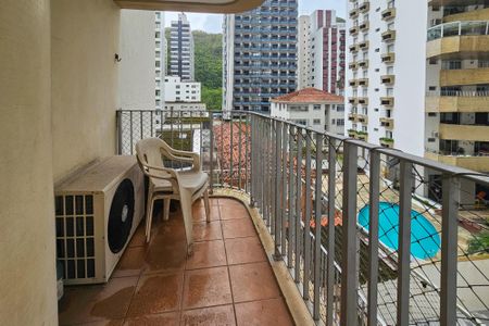 varanda de apartamento para alugar com 2 quartos, 87m² em Centro, Guarujá