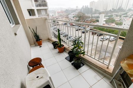 Varanda da Sala de apartamento para alugar com 2 quartos, 52m² em Jardim Monte Alegre, Taboão da Serra