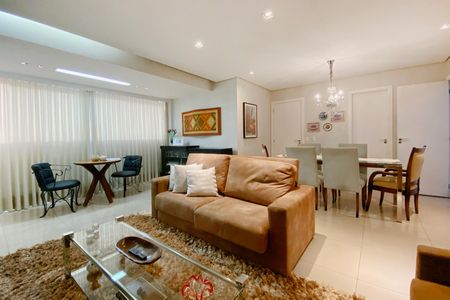 Sala de apartamento à venda com 3 quartos, 120m² em Funcionários, Belo Horizonte