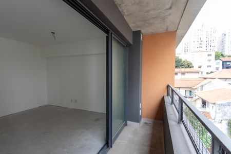 Studio à venda com 26m², 1 quarto e sem vagaVaranda