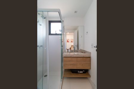 Banheiro Social de apartamento à venda com 1 quarto, 21m² em Perdizes, São Paulo