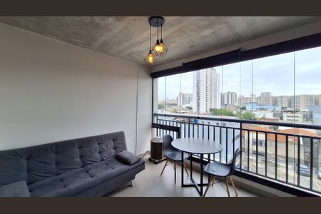 Varanda de kitnet/studio à venda com 1 quarto, 35m² em Bom Retiro, São Paulo