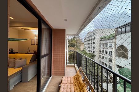 Varanda da sala de apartamento à venda com 2 quartos, 85m² em Botafogo, Rio de Janeiro