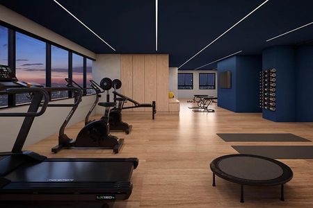 Apartamento para alugar com 36m², 1 quarto e sem vaga Apartamento para alugar com 36m², 1 quarto e sem vagaÁrea comum - Academia