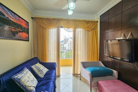 Sala de apartamento para alugar com 3 quartos, 160m² em Jardim das Conchas, Guarujá