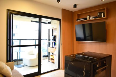 Sala/Cozinha de apartamento à venda com 1 quarto, 37m² em Chácara Inglesa, São Paulo