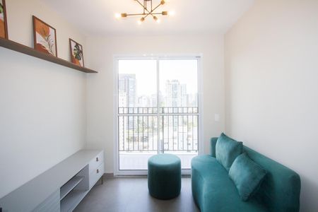 Sala de apartamento à venda com 1 quarto, 26m² em Campo Belo, São Paulo
