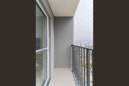 Varanda da Sala de apartamento para alugar com 1 quarto, 27m² em Campo Belo, São Paulo